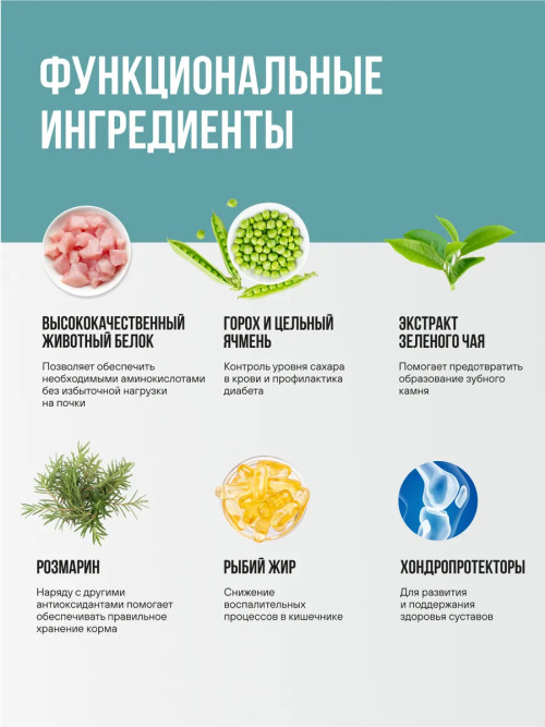 BOWL WOW сухой корм для взрослых собак мелких пород с индейкой, рисом и розмарином - 5 кг