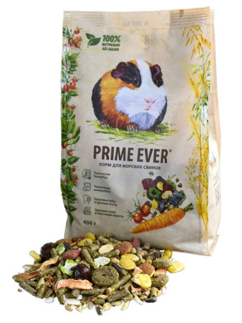 Prime Ever сухой корм для морских свинок - 450 г