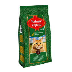 Родные корма сухой корм для взрослых кошек с барашком - 1 русский фунт (409 г)