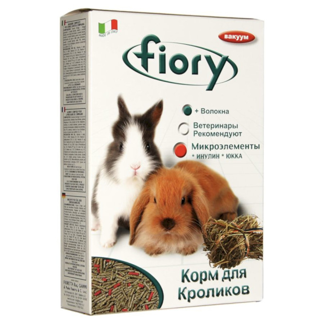 Fiory корм для кроликов Pellettato гранулированный - 850 г