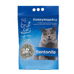 Cindy Cat Bentonite комкующийся бентонитовый наполнитель - 5 кг (24 л)