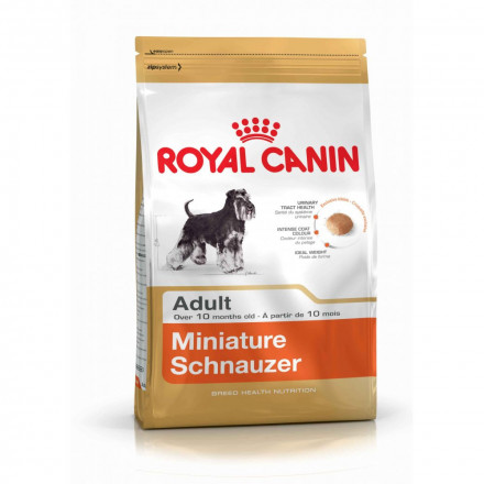 Royal Canin Miniature Schnauzer Adult сухой корм для взрослых собак породы миниатюрный шнауцерв - 7,5 кг