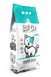 Soft Cat наполнитель комкующийся бентонитовый с ароматом марсельского мыла - 5 л (4,25 кг)