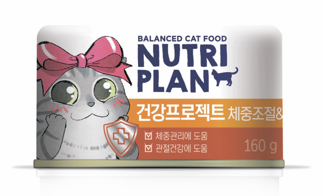 NUTRI PLAN Диета и суставы влажный корм для взрослых кошек c тунцом в собственном соку, в консервах - 160 г х 12 шт