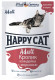 Happy Cat Adult влажный корм для взрослых кошек с кроликом, индейкой и морковью в паучах - 100 г (22 шт в уп)