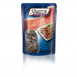 Консервы Stuzzy Speciality Cat для кошек в паучах с говядиной - 100 г 24 шт