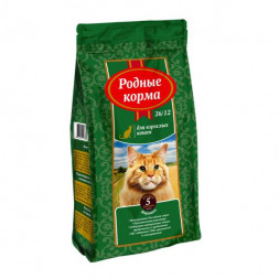 Родные корма сухой корм для взрослых кошек с барашком - 5 русских фунтов (2,045 кг)
