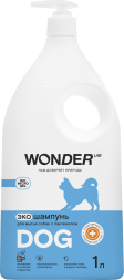 WONDER LAB экошампунь для мытья собак с пантенолом - 1 л