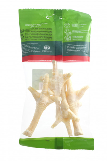 TiTBiT лакомство для собак лапки куриные - 45 г