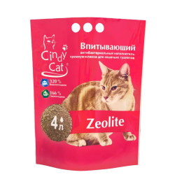 Cindy Cat Zeolite комкующийся цеолитовый наполнитель - 3 кг (9 л)
