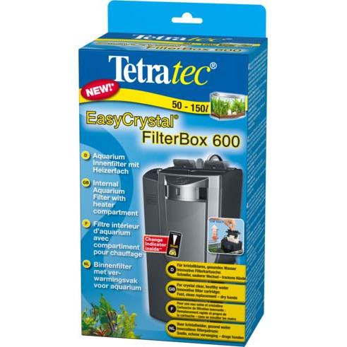 Tetra EasyCrystal 600 Filter Box фильтр внутренний для аквариумов 100-130 л
