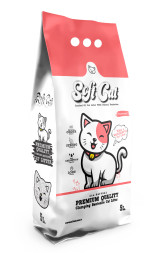 Soft Cat наполнитель комкующийся бентонитовый без запаха - 5 л (4,25 кг)
