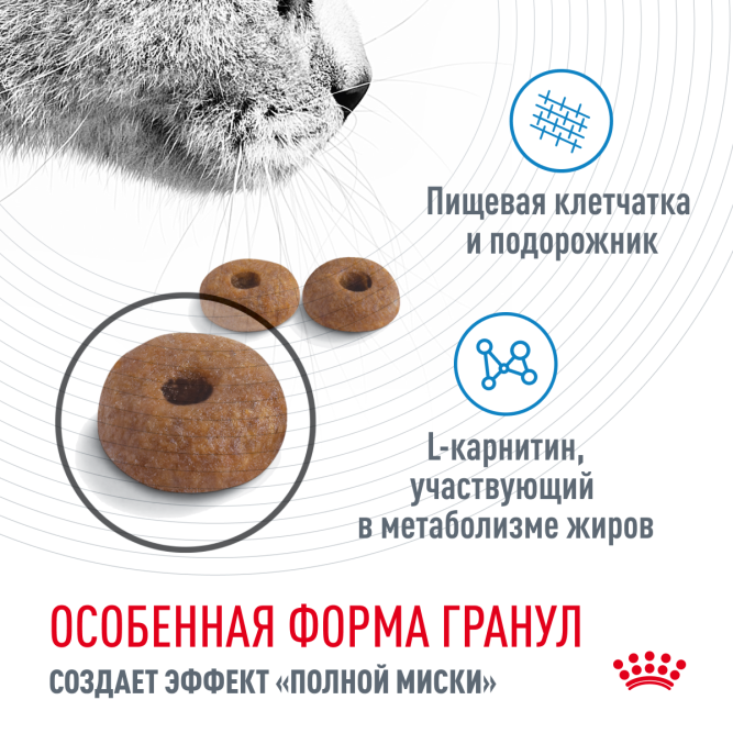 Royal Canin Light Weight Care сухой корм для взрослых кошек с предрасположенностью к избыточному весу - 0,4 кг