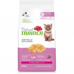 Trainer Natural Cat Kitten сухой корм для котят с курицей - 1,5 кг