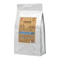 Зоогурман Ferma Skin care сухой корм для взрослых кошек, для здоровой кожи и блестящей шерсти с индейкой, телятиной и кроликом - 5 кг