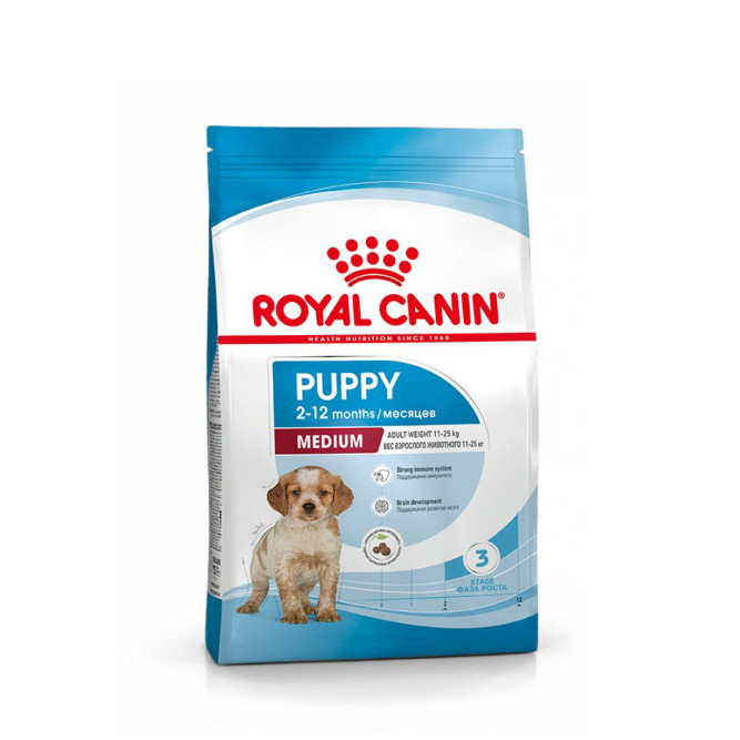 Royal Canin Medium Puppy сухой корм для щенков средних пород с птицей - 3 кг