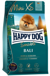 Happy Dog Mini XS Bali сухой корм для взрослых собак маленьких пород с курицей и куркумой - 0,3 кг