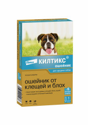 Bayer Килтикс ошейник от блох, клещей и вшей для собак средних пород - 48 см