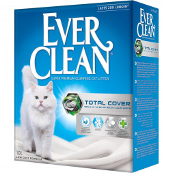 Ever Clean Total Cover наполнитель комкующийся для кошек, с микрогранулами двойного действия - 10 л