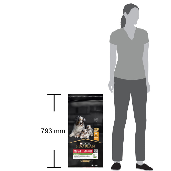 Pro Plan Opti Start Starter Small Medium сухой корм для щенков для средних и мелких пород с курицей - 12 кг