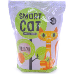 Smart Cat наполнитель силикагелевый с ароматом апельсина - 3,8 л (1,66 кг)