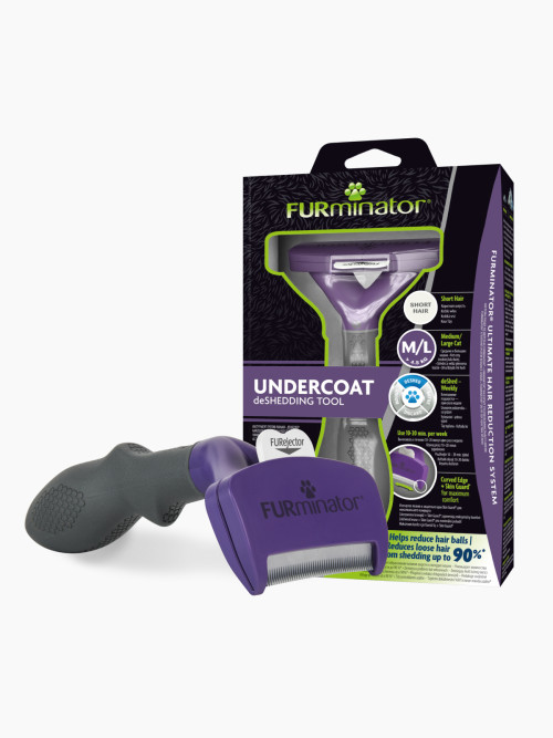 FURminator M/L фурминатор для больших кошек c короткой шерстью