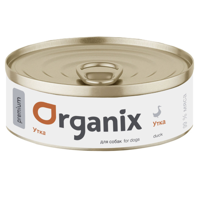 Organix консервы для собак с уткой 99% - 100 г x 12 шт