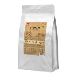 Зоогурман Ferma Sterilized сухой корм для взрослых стерилизованных кошек с телятиной и индейкой - 5 кг