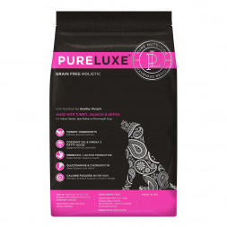 PureLuxe сухой корм для нормализации веса у собак с индейкой, лососем и чечевицей - 1,81 кг