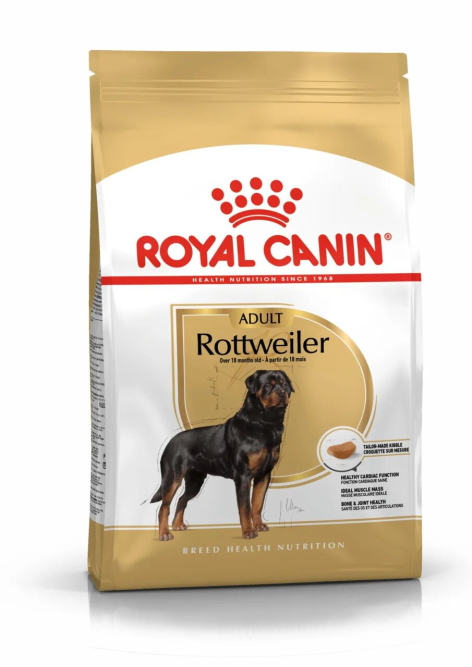 Royal Canin Rottweiler Adult сухой корм с птицей для взрослых собак породы ротвейлер старше 18 месяцев - 12 кг