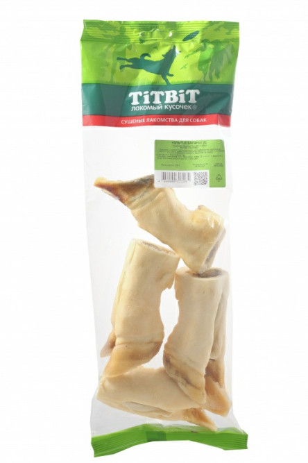 TiTBiT лакомство для собак Копытце баранье XL - 230 г