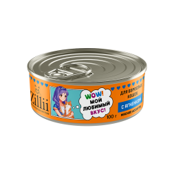 Zillii влажный корм для взрослых кошек с ягненком, в консервах - 100 г х 12 шт