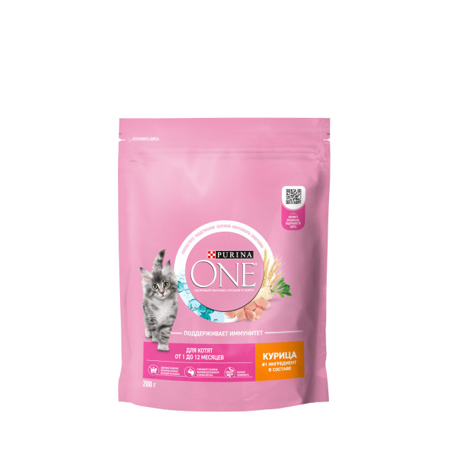 Purina One сухой корм для котят с курицей и цельными злаками - 200 г