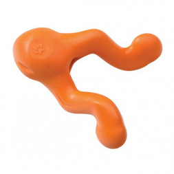 West Paw Zogoflex игрушка для собак Tizzi L для лакомств 16,5 см оранжевая