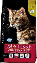 Farmina Matisse Chicken &amp; Rice сухой корм для взрослых кошек с курицей и рисом - 10 кг
