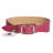 Mr.Kranch ошейник для собак из натуральной кожи с QR-адресником, 25-30 см, малиновый