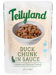 Pettric Teilyland влажный полнорационный корм для взрослых кошек с уткой в соусе, в паучах - 85 г х 12 шт