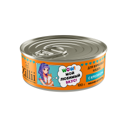 Zillii влажный корм для взрослых кошек с кроликом, в консервах - 100 г х 12 шт