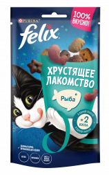Лакомство Felix для взрослых кошек с рыбой - 60 г