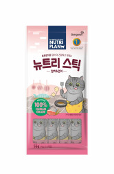 NUTRI PLAN лакомство для кошек пюре с тунцом и лососем - 14 г х 4 шт