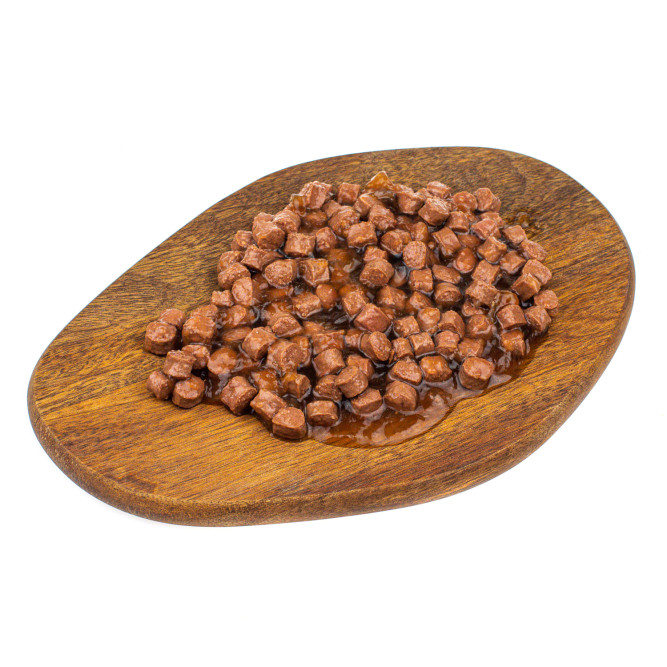 Мнямс Правильное Развитие кусочки в соусе для щенков всех пород с телятиной в консервах - 400 г (12 шт в уп)