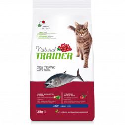 Trainer Natural Cat Adult сухой корм для взрослых кошек с тунцом - 1,5 кг