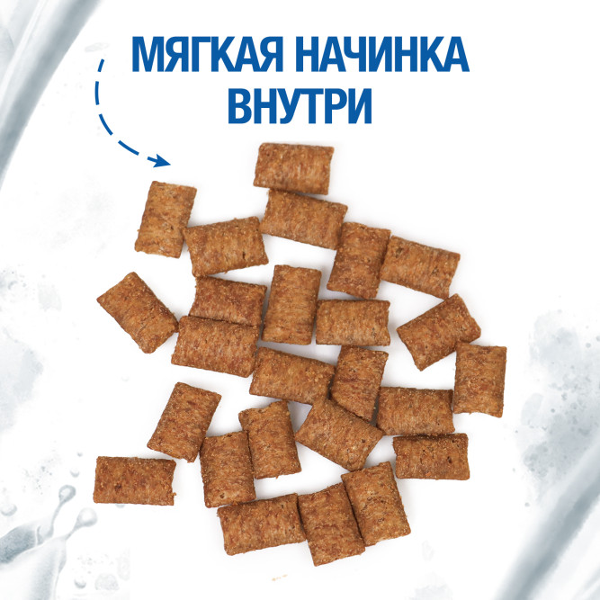 Monge Gift Kitten лакомство для котят Хрустящие подушечки с форелью и молоком - 60 г