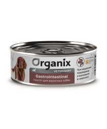 Organix Veterinary Gastrointestinal влажный диетический корм для взрослых собак при расстройствах пищеварения, в консервах - 100 г х 12 шт