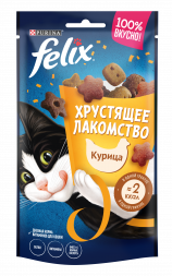 Лакомство Felix для взрослых кошек с курицей - 60 г